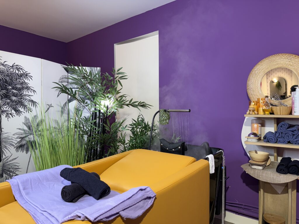 Notre espace de relaxation. Head spa capillaire